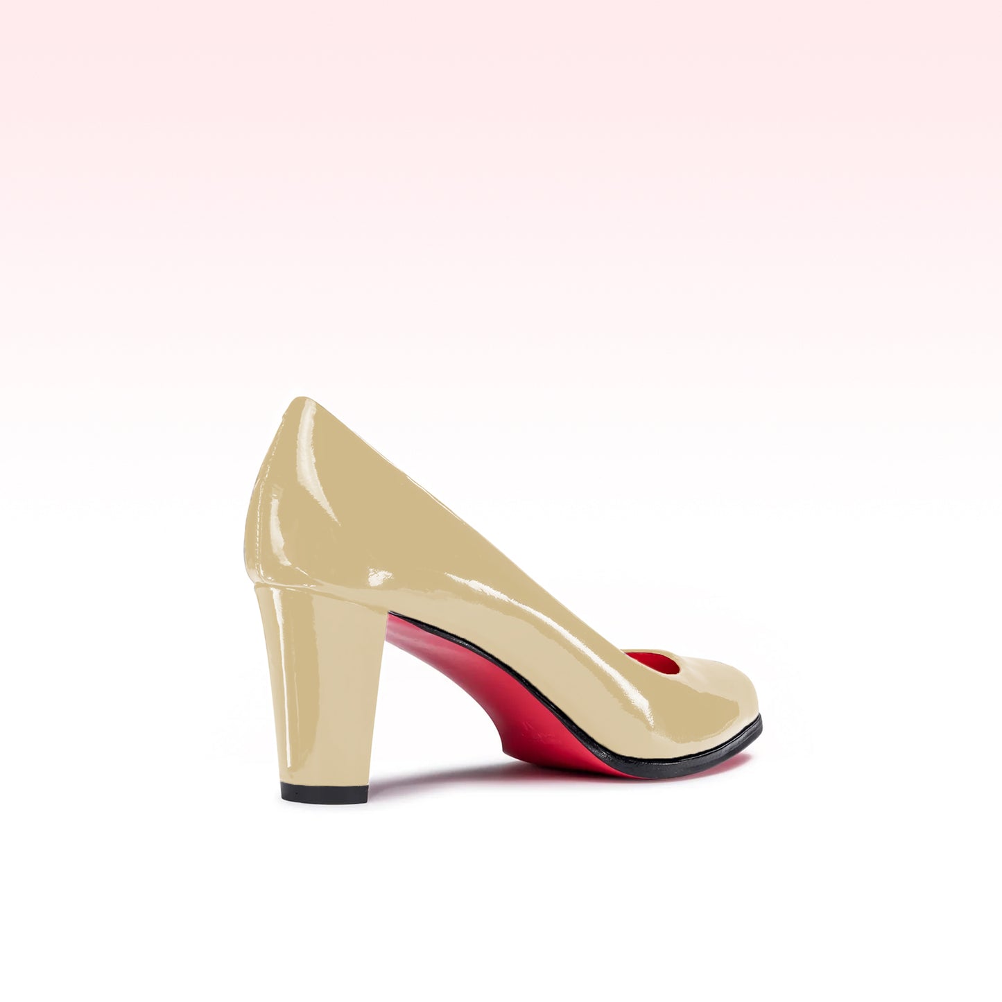 Scarpin Meg Verniz Caqui