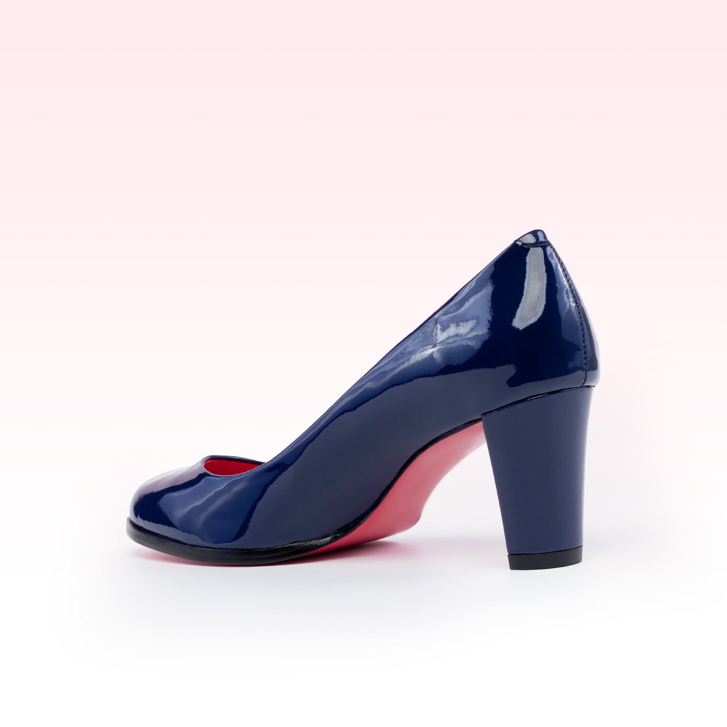 Scarpin Meg Verniz Safira