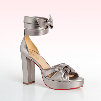 Sandália Alana Heel Ônix - Collab Zeferino + N1