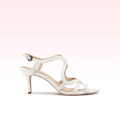 Sandália Cecília Branco - Bridal Collection