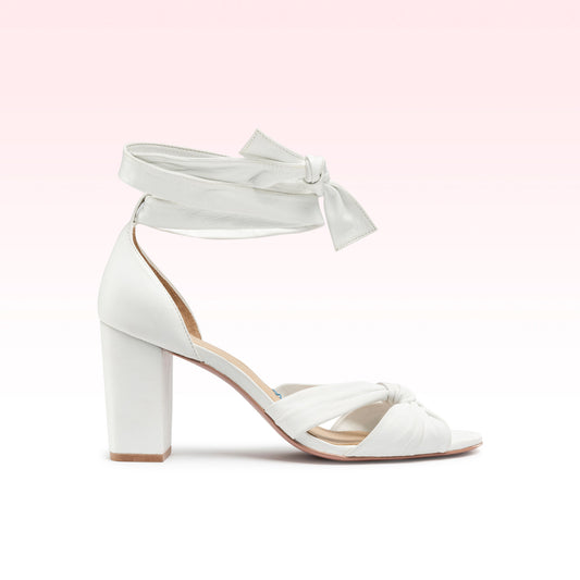 Sandália Alana Branco - Bridal Collection