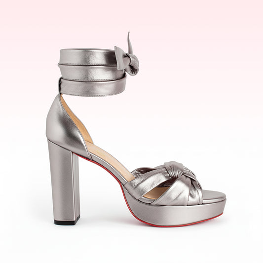 Sandália Alana Heel Ônix - Collab Zeferino + N1