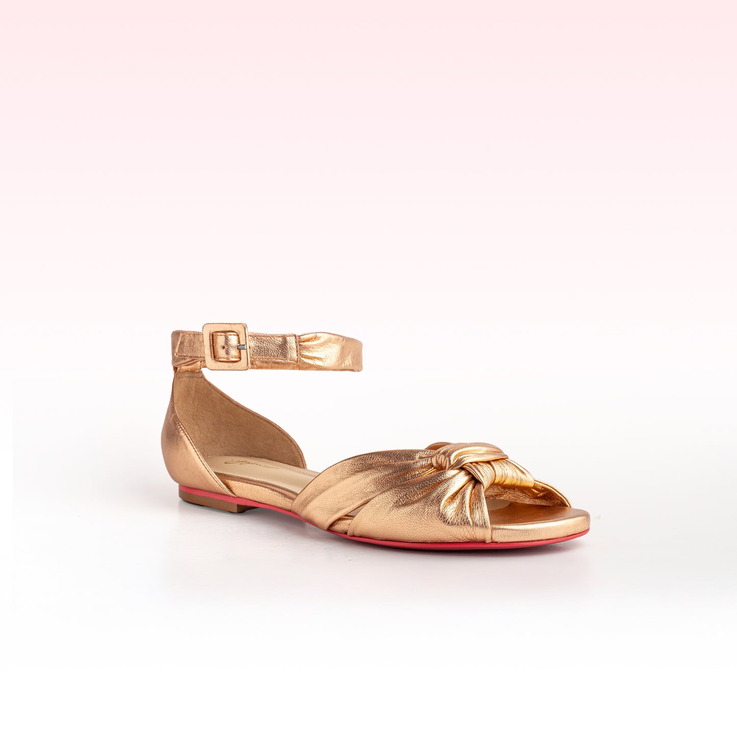 Rasteira Alana Flat Cobre