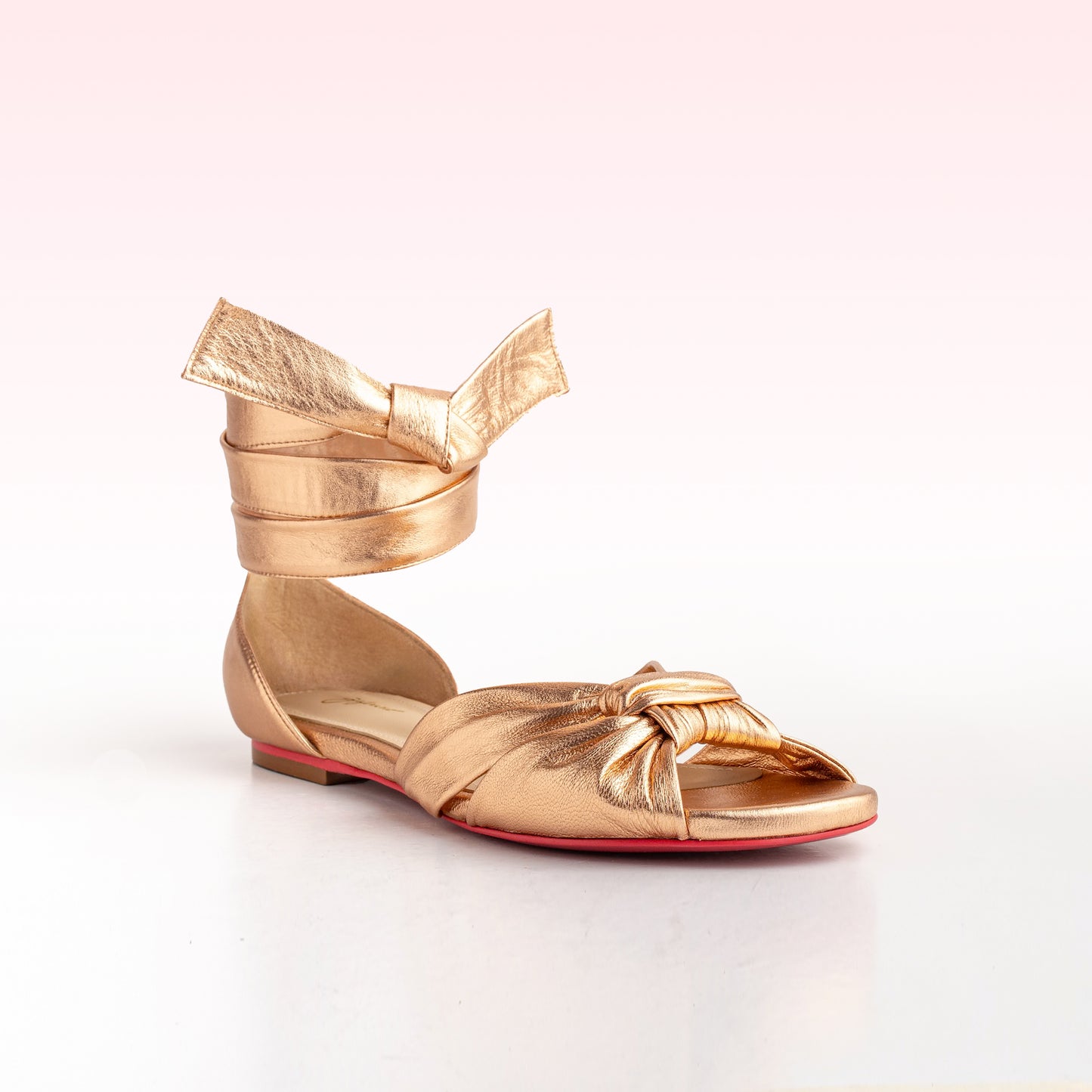 Rasteira Alana Flat Cobre