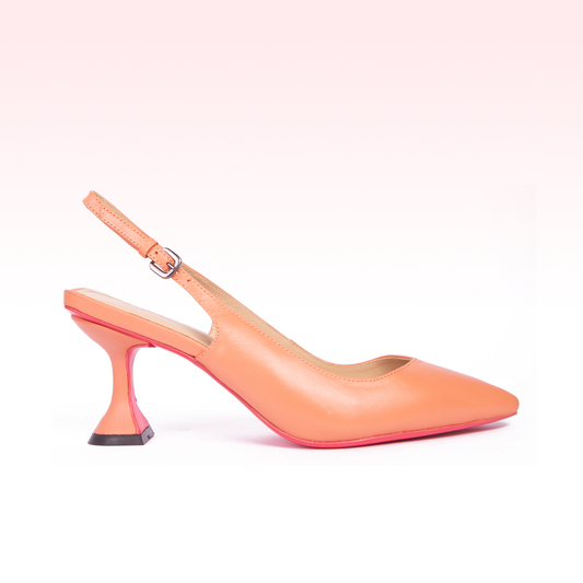 Scarpin Slingback Ava Light Coral
