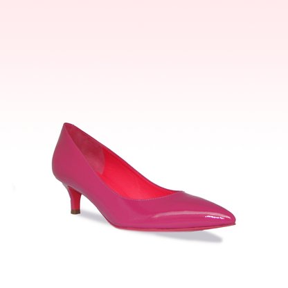 ZF - Scarpin Lolita Verniz Sea Pink