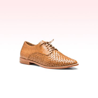 Oxford Colette Croco Camel