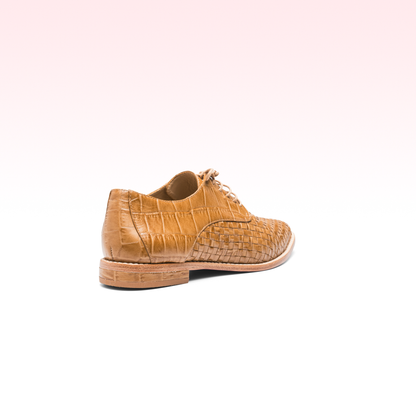 Oxford Colette Croco Camel