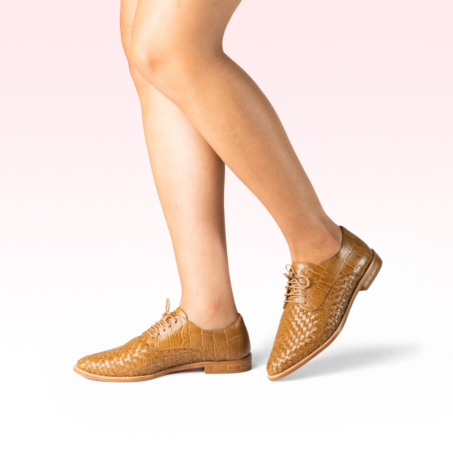 Oxford Colette Croco Camel