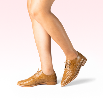 Oxford Colette Croco Camel