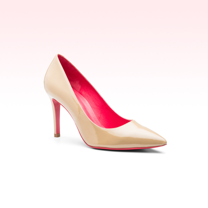 Scarpin Cynthia Verniz Caqui