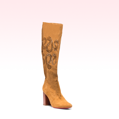 Bota Francine Camurça Camel