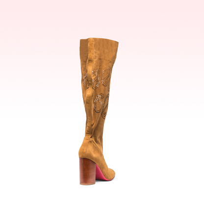 Bota Francine Camurça Camel