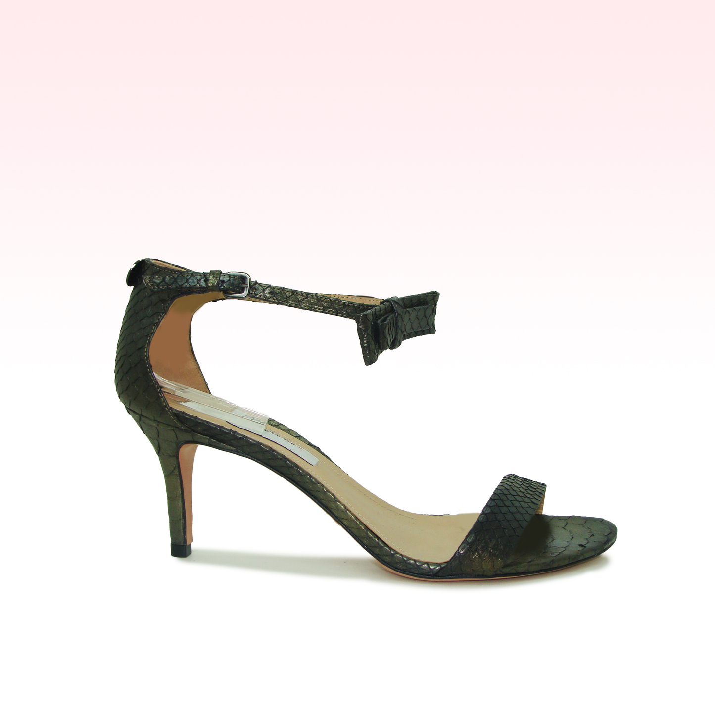Sandália Python Fendi Gold
