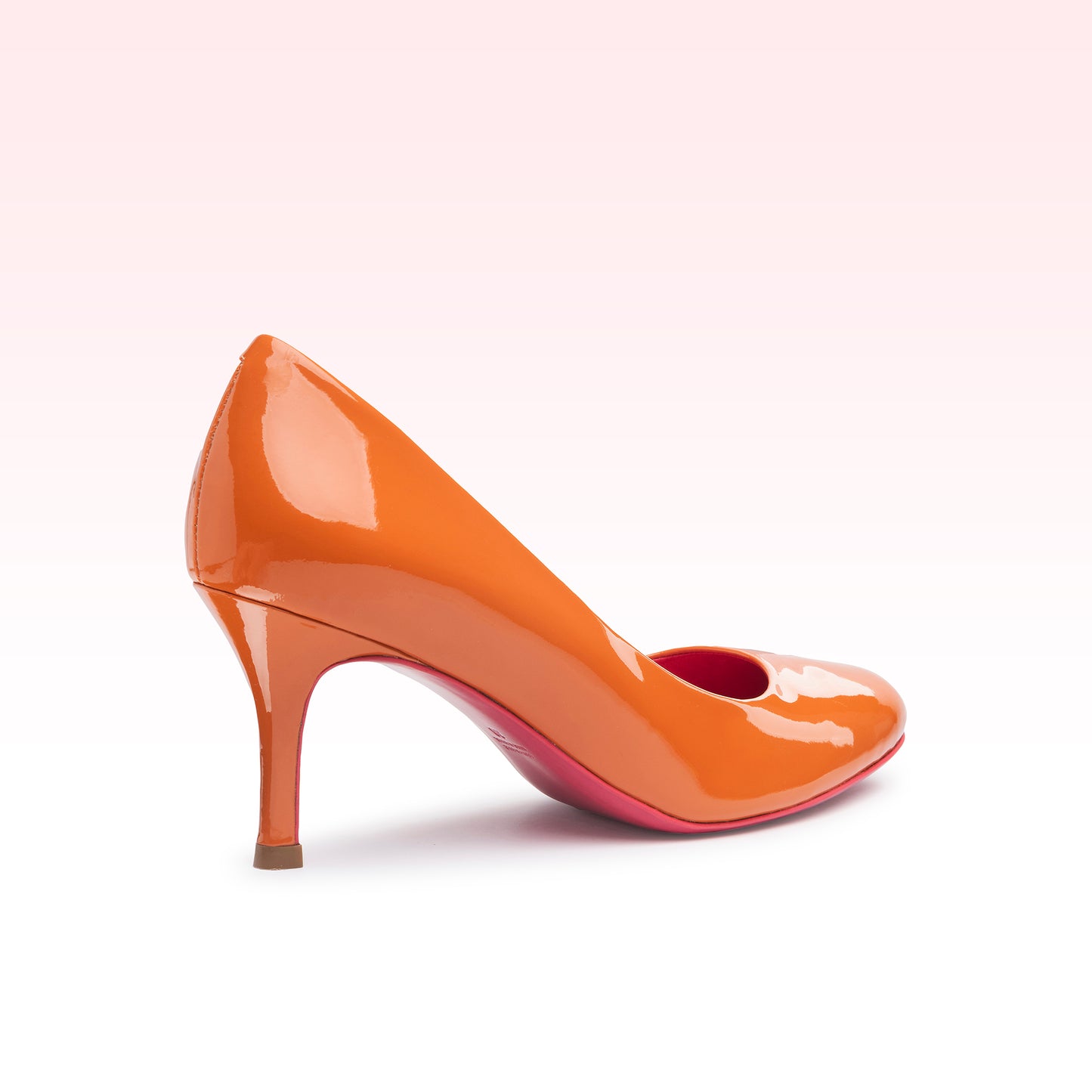 Scarpin Helo Verniz Laranja