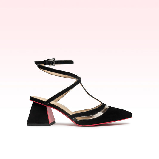 Scarpin Slingback Jaqueline Preto
