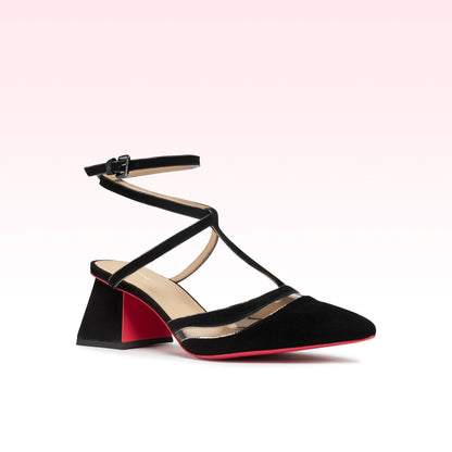 Scarpin Slingback Jaqueline Preto