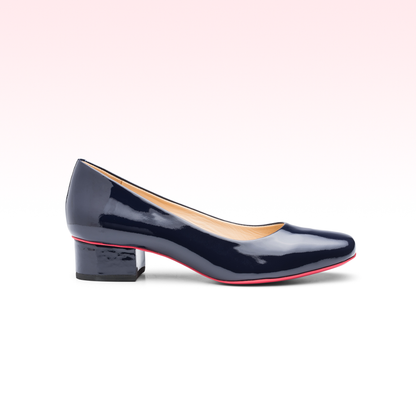 Sapatilha Lais Verniz Safira