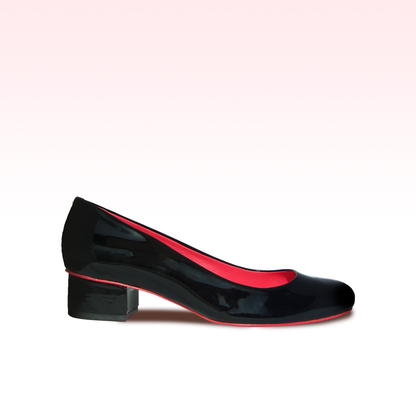 Sapatilha Lais Verniz Preto