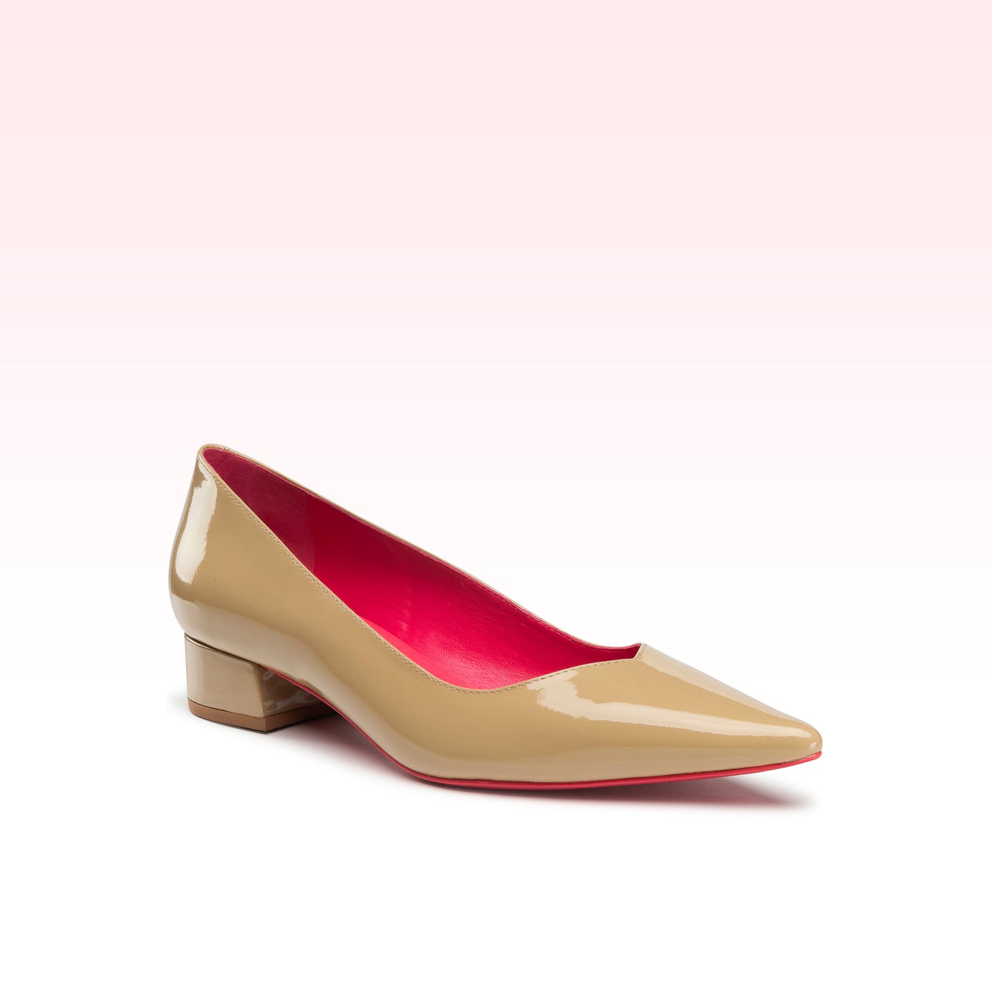 Scarpin Luna Verniz Caqui