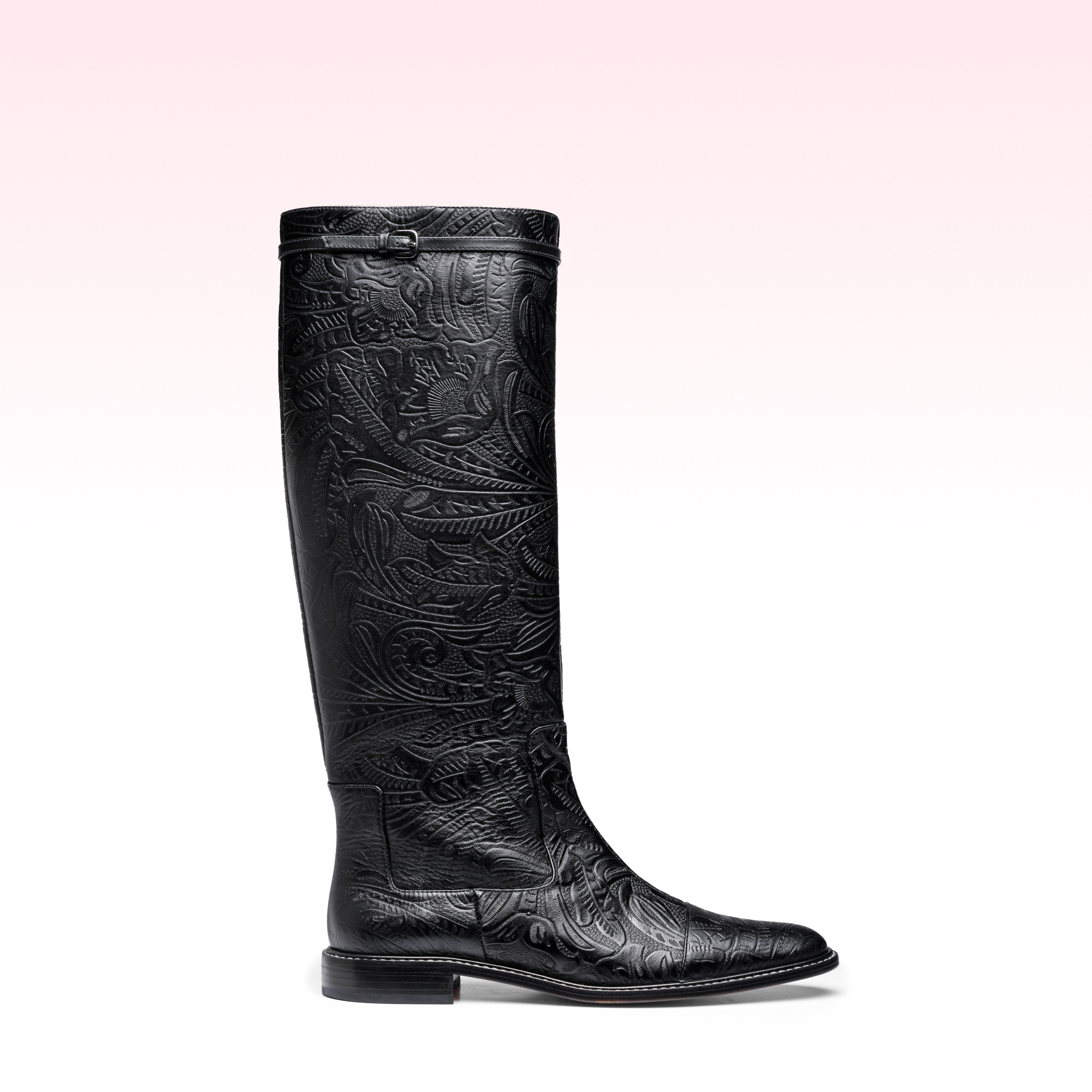 Bota Lyssa Brocado Preto