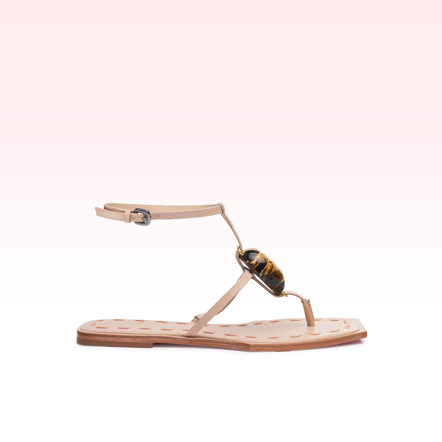 Rasteira Madeline Flat Manteiga