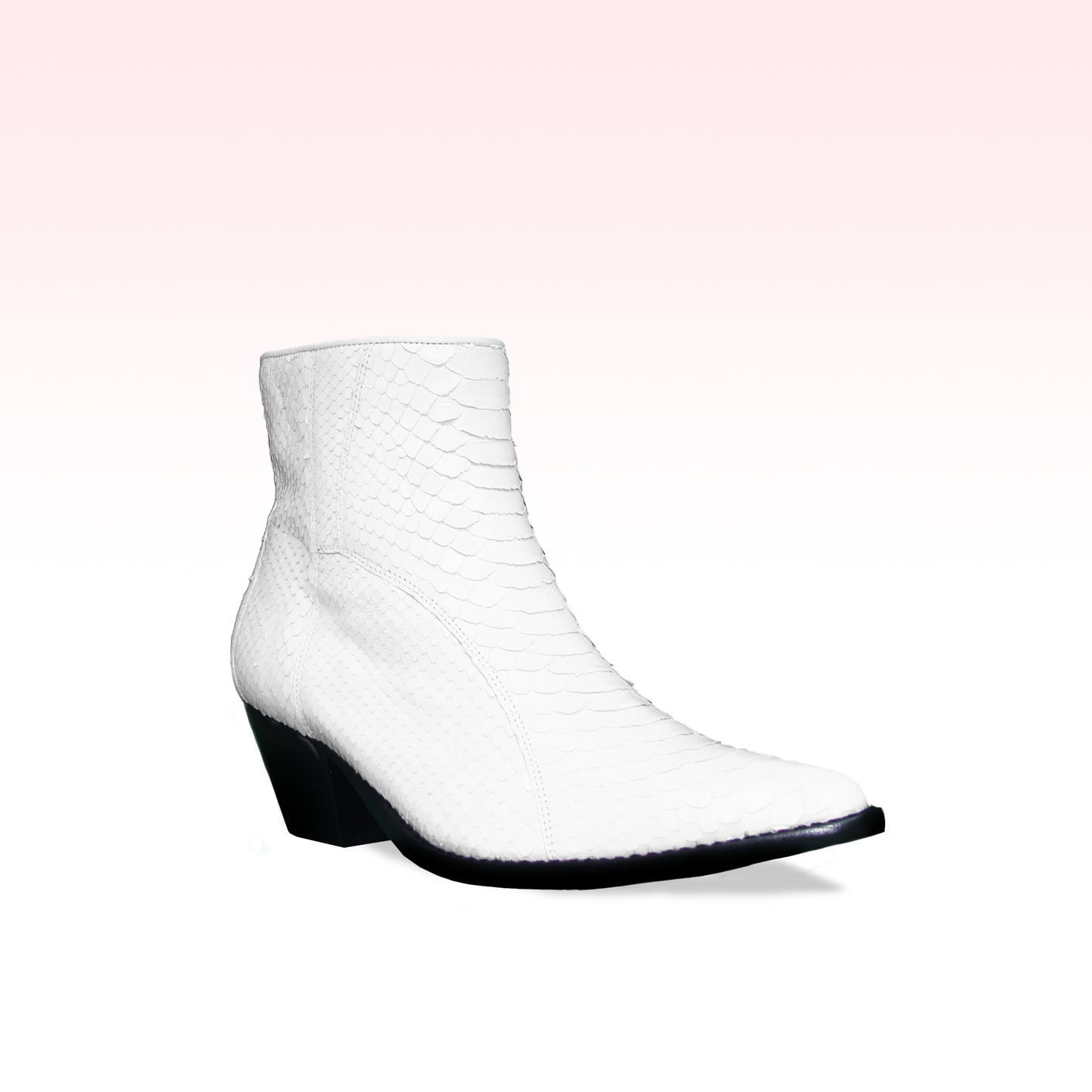 Bota Pietra Python Branco