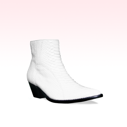 Bota Pietra Python Branco