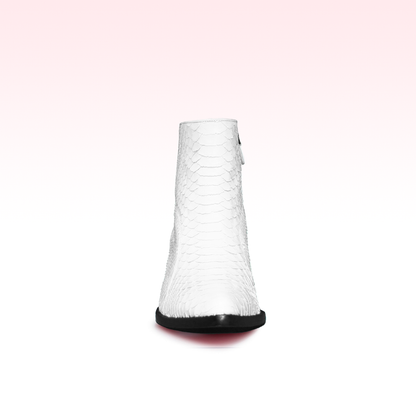 Bota Pietra Python Branco