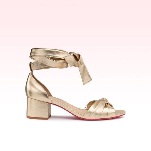 Sandália Stella Medium Block Platina