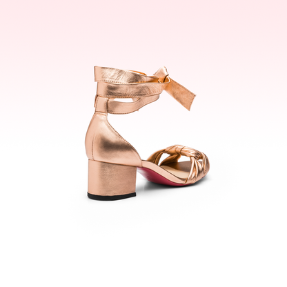 Sandália Wendy Medium Block Cobre