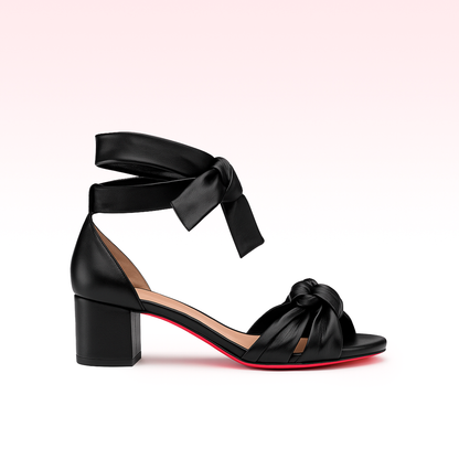 Sandália Wendy Medium Block Preto