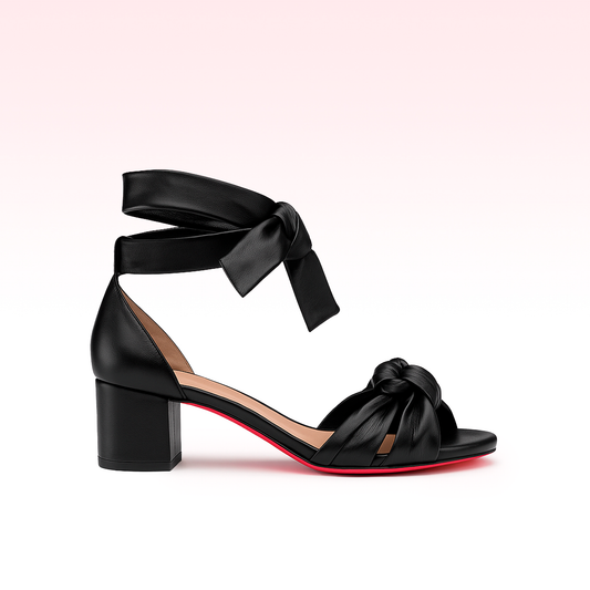 Sandália Wendy Medium Block Preto