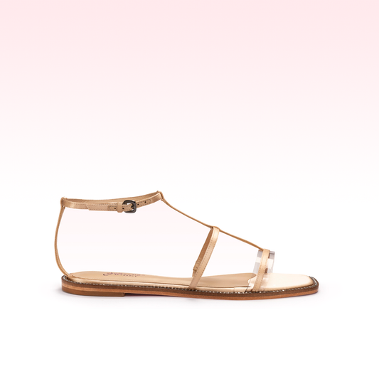 Rasteira Amelia Cream