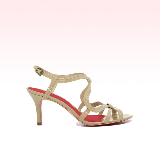 Sandália Cecília Verniz Caqui