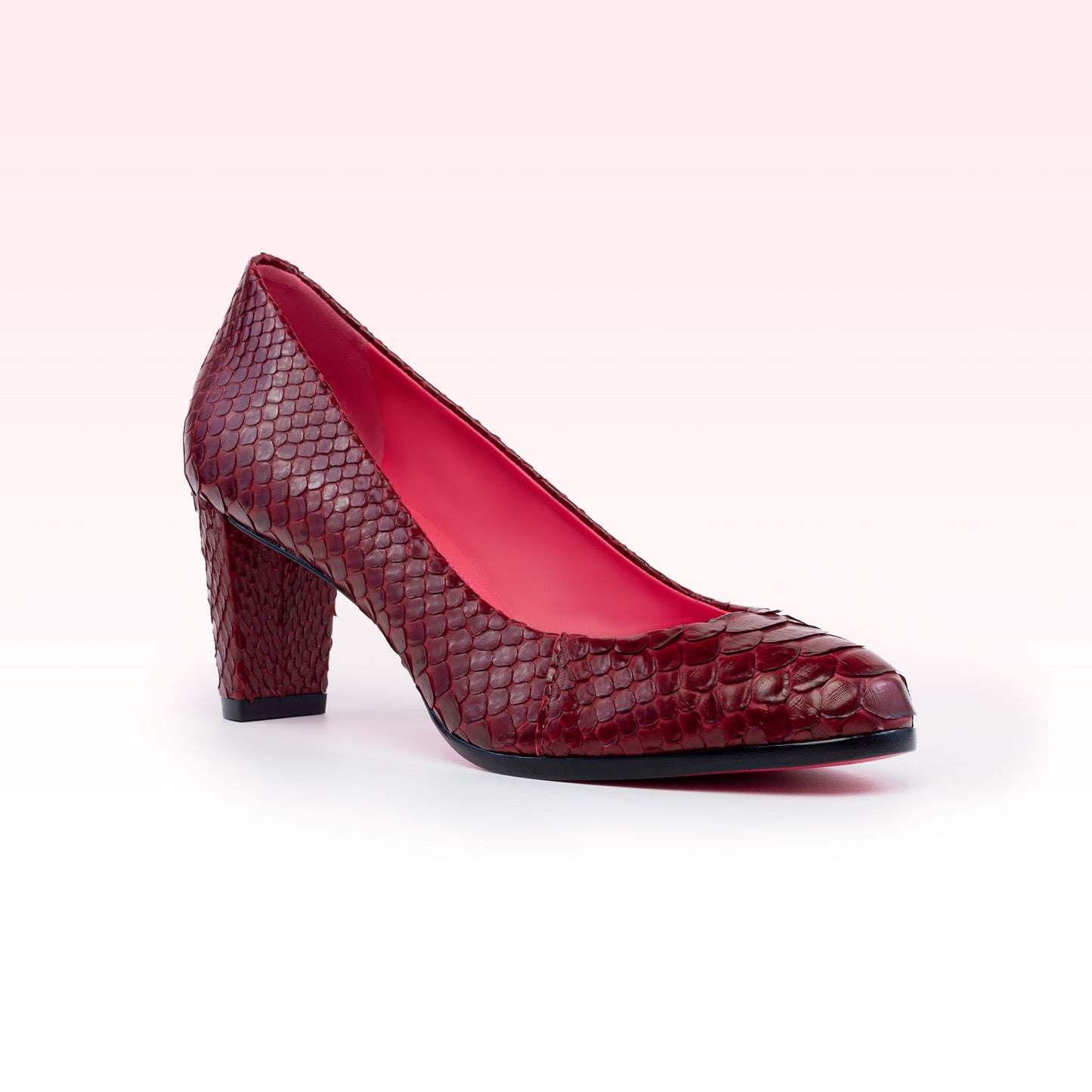 Scarpin Meg Python Vermelho ZF