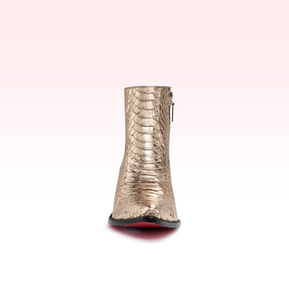 Bota Pietra Python Platina