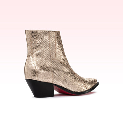 Bota Pietra Python Platina